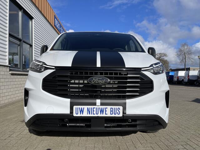 Ford TRANSIT CUSTOM 340 2.0 TDCI 130pk L2H1 Sport originele DC 5 persoons / rijlklaar ¤ 42.950 ex btw / lease vanaf ¤ 769 / 18 inch velgen 4 seizoenen banden / nieuwe bus BPM vrij !