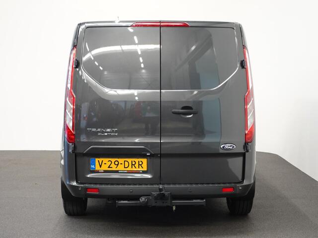 Ford TRANSIT CUSTOM 300 2.0 TDCI 130pk L2H1 Trend Automaat Airco Navigatie Cruise control Camera Parkeersensoren Trekhaak Betimmering Laadruimte