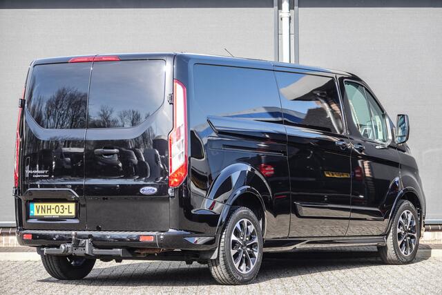 Ford TRANSIT CUSTOM L2H1 2.0Tdci 185Pk | Sport 320 | 2xSchuifdeur | Achteruitrijcamera | Trekhaak | 17''