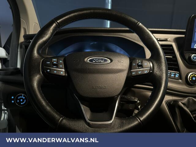 Ford TRANSIT CUSTOM 2.0 TDCI L2H1 Euro6 ** Airco | Camera | Navigatie | LED | Cruisecontrol | Stoelverwarming Apple Carplay, Android Auto, Verwarmde voorruit, 2800kg trekvermogen, parkeersensoren, Bijrijdersbank