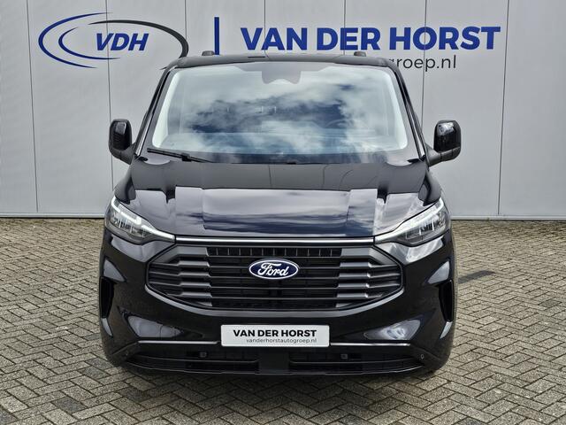 Ford TRANSIT CUSTOM 320 2.0-136pk TDCI L2H1 Limited dubbele cabine 6-zits. De NIEUWE Ford Transit Custom mèt dubbele cabine ! Airco, cruise cntrl, LED verl., Apple carplay/Android auto, LM wielen, stoel- en voorraamverwarming, camera, parkeersensoren v+a etc.