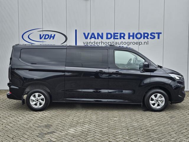 Ford TRANSIT CUSTOM 320 2.0-136pk TDCI L2H1 Limited dubbele cabine 6-zits. De NIEUWE Ford Transit Custom mèt dubbele cabine ! Airco, cruise cntrl, LED verl., Apple carplay/Android auto, LM wielen, stoel- en voorraamverwarming, camera, parkeersensoren v+a etc.