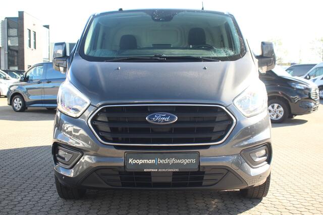 Ford TRANSIT CUSTOM 300 2.0TDCI 130pk L2H1 Limited | Trekhaak | Adap. Cruise | 2-Zits | L+R Zijdeur | Lease 396,- p/m