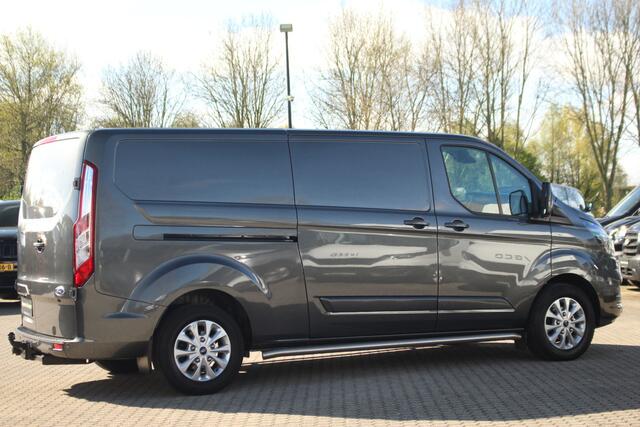 Ford TRANSIT CUSTOM 300 2.0TDCI 130pk L2H1 Limited | Trekhaak | Adap. Cruise | 2-Zits | L+R Zijdeur | Lease 396,- p/m