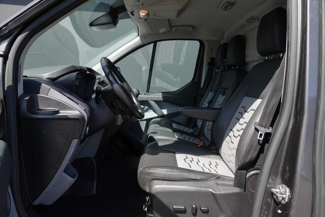 Ford TRANSIT CUSTOM L2H1 2.2Tdci 125Pk | Anniversary Edition | Stoel-Bank | Achteruitrijcamera | Trekhaak | Side Bars | 18'' | Magnetic Grey