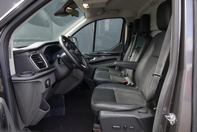 Ford TRANSIT CUSTOM L2H1 2.0 Tdci 185Pk Aut. | Sport 320 | Stoel-Bank | 2xSchuifdeur | Imperiaal | Achteruitrijcamera | Trekhaak | 17''