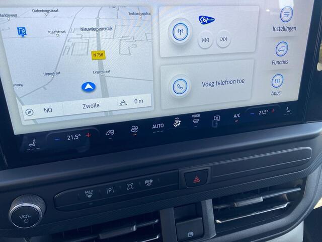 Ford TRANSIT CUSTOM 320 2.0 TDCI L2H1 Limited Dubbel cabine | Wegklapbare trekhaak | Reservewiel| Adaptive Cruise Control | Achteruitrij Camera | Dubbele schuifdeur | Géén BPM |