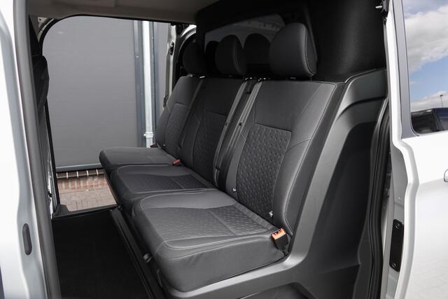 Ford TRANSIT CUSTOM L2H1 Dubbel Cabine 170Pk Aut. | Raptor Edition | Rode remzadels | 20'' Moondust Zilver