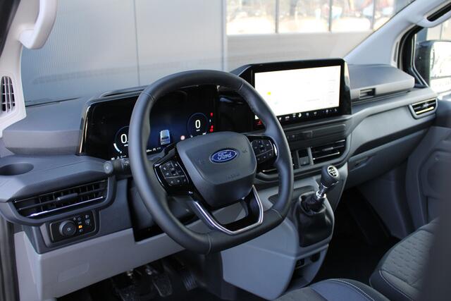 Ford TRANSIT CUSTOM 320 2.0 TDCI L2H1 Limited 150pk - 2x Schuifdeur - Adaptive Cruise - Verwarmd stuur - Blind spot - Navigatie - Camera - Draadloos laden - Rijklaar