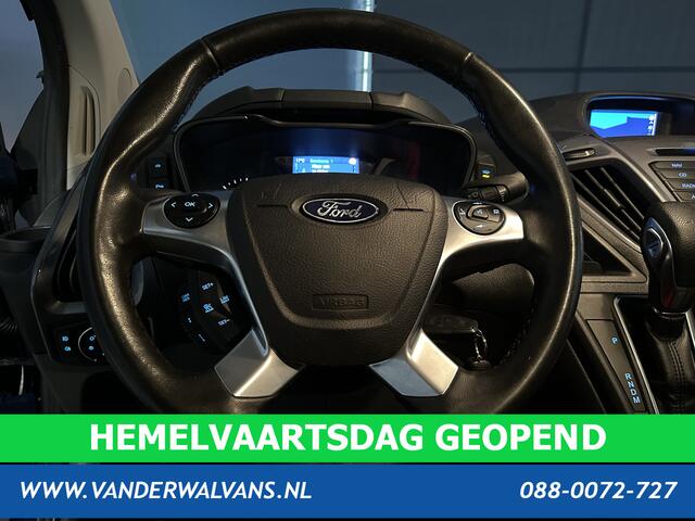 Ford TRANSIT CUSTOM 2.0 TDCI 130pk Automaat L1H1 Euro6 Airco | Camera | Navigatie | Cruisecontrol 2x Zijdeur, L&M velgen, Verwarmde voorruit, Parkeersensoren, Bijrijdersbank