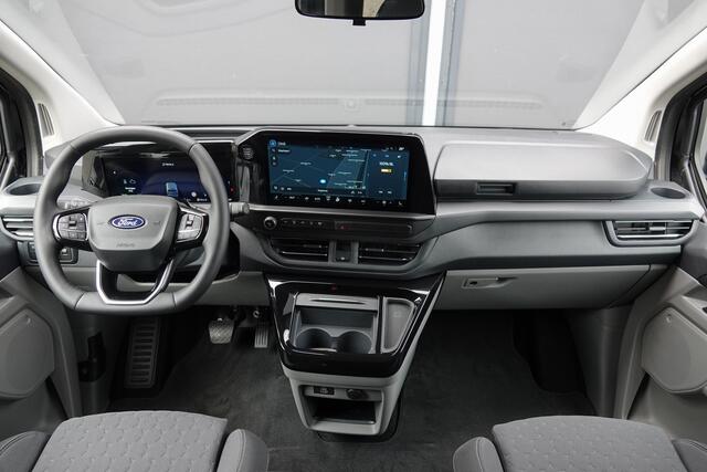 Ford TRANSIT CUSTOM L2H1 Dubbel Cabine 2.5PHEV 233Pk Aut. | Limited | Plug In Hybrid | 360° Camera | 2xSchuifdeur | Spoilerpack | 19'' | Agate Black