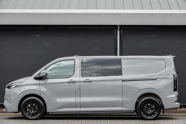 Ford TRANSIT CUSTOM L2H1 Dubbel Cabine 2.5PHEV 233Pk Aut. | Limited | Plug In Hybrid | 360° Camera | 2xSchuifdeur | Spoilerpack | 19'' | Grey Matter