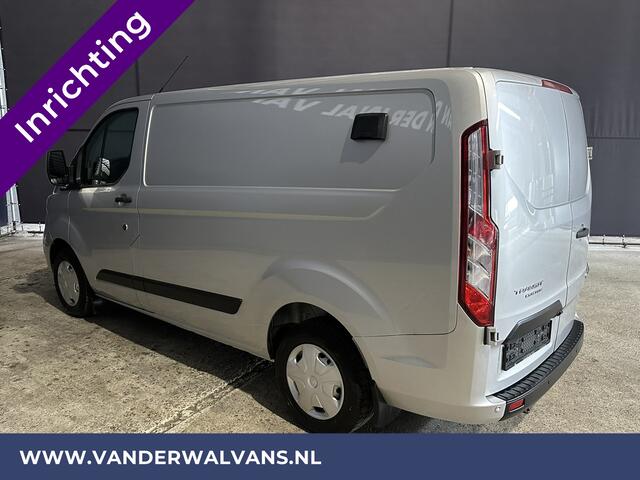 Ford TRANSIT CUSTOM 2.0 TDCI 131pk L1H1 Inrichting Euro6 Airco | Camera | Navigatie | LED | Apple Carplay Cruisecontrol, Stoelverwarming, Verwarmde voorruit, Parkeersensoren, Bijrijdersbank