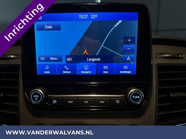 Ford TRANSIT CUSTOM 2.0 TDCI 131pk L1H1 Inrichting Euro6 Airco | Camera | Navigatie | LED | Apple Carplay Cruisecontrol, Stoelverwarming, Verwarmde voorruit, Parkeersensoren, Bijrijdersbank