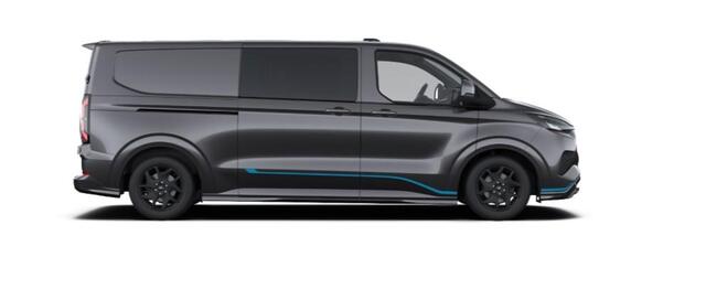 Ford TRANSIT CUSTOM 320 2.5 PHEV L2H1 Sport DC 233pk | Dubbele zijschuifdeur | Inklapbare trekhaak | 19 inch lichtmetalen Sport velgen (mat zwart) | Verwarmbaar stuurwiel | Navigatie systeem