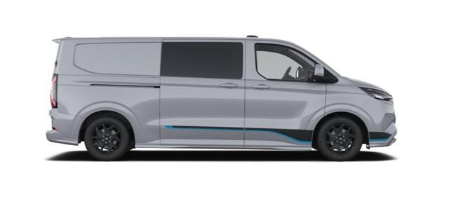 Ford TRANSIT CUSTOM 320 2.5 PHEV L2H1 Sport DC 233pk | Dubbele zijschuifdeur | Inklapbare trekhaak | 19 inch lichtmetalen Sport velgen (mat zwart) | Verwarmbaar stuurwiel | Navigatie systeem