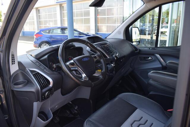 Ford TRANSIT CUSTOM 290 2.2 TDCI L1H1 Sport 155pk! | Camera | Lederen bekleding | Stoelverwarming | Navigatiesysteem