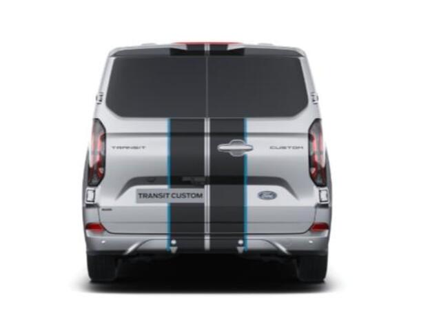 Ford TRANSIT CUSTOM 320 2.5 PHEV L2H1 Sport DC 233pk | | Dubbele Cabine | Dubbele zijschuifdeur | Inklapbare trekhaak | 19 inch lichtmetalen Sport velgen (mat zwart) | Verwarmbaar stuurwiel | Navigatie systeem