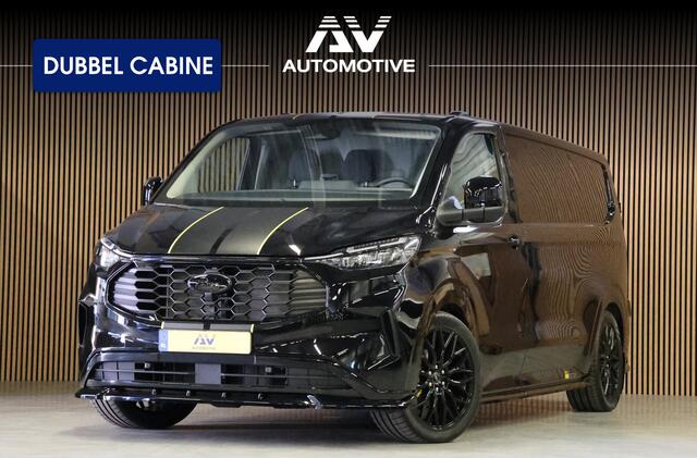Ford TRANSIT CUSTOM 320 2.0 TDCI L2H1 DC Limited 170 PK | BPM VRIJ | ACC | Blind Spot | Navigatie | Camera | CarPlay | Lane Assist | Stoelverwarming | Raptor Edition | NL Auto | 6-Zitter | Dubbel Cabine