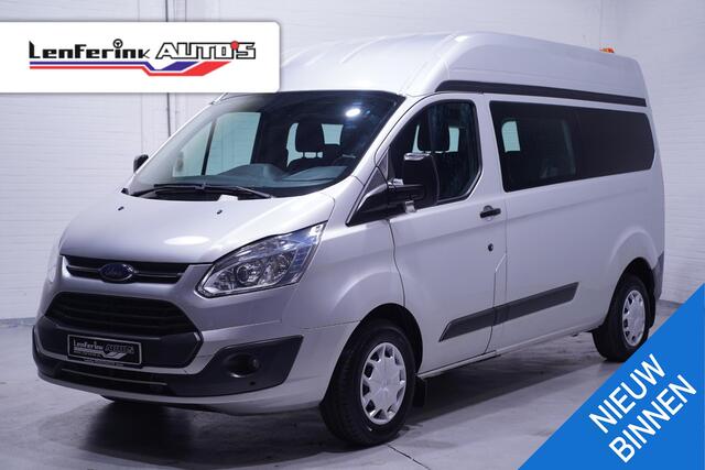 Ford TRANSIT CUSTOM 2.0 TDCI 130 pk L2H2 Dubbel Cabine 6p Airco Cruise Control, PDC V+A, Hoog Dak