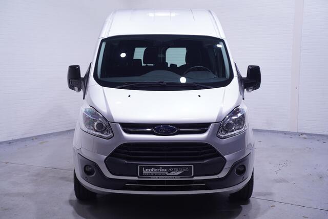 Ford TRANSIT CUSTOM 2.0 TDCI 130 pk L2H2 Dubbel Cabine 6p Airco Cruise Control, PDC V+A, Hoog Dak