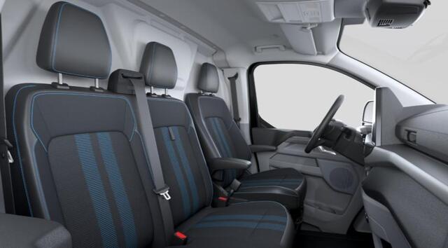 Ford TRANSIT CUSTOM 320 2.5 PHEV L2H1 Sport 233pk | Inklapbare trekhaak | 19 inch lichtmetalen Sport velgen (mat zwart) | Verwarmbaar stuurwiel | Navigatie systeem | B&O speakers
