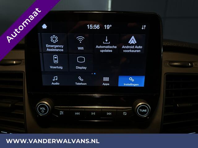 Ford TRANSIT CUSTOM 2.0 TDCI 130pk Automaat L1H1 Euro6 Airco | Camera | Trekhaak | Android Carplay | Cruisecontrol Parkeersensoren, bijrijdersbank, verwarmde voorruit, LED