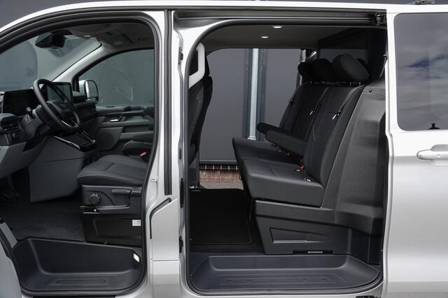 Ford TRANSIT CUSTOM L2H1 Dubbel Cabine 2.0Tdci 170Pk Aut. | Limited | Achteruitrijcamera | 2xSchuifdeur | Trekhaak | 17'' | Moondust Zilver