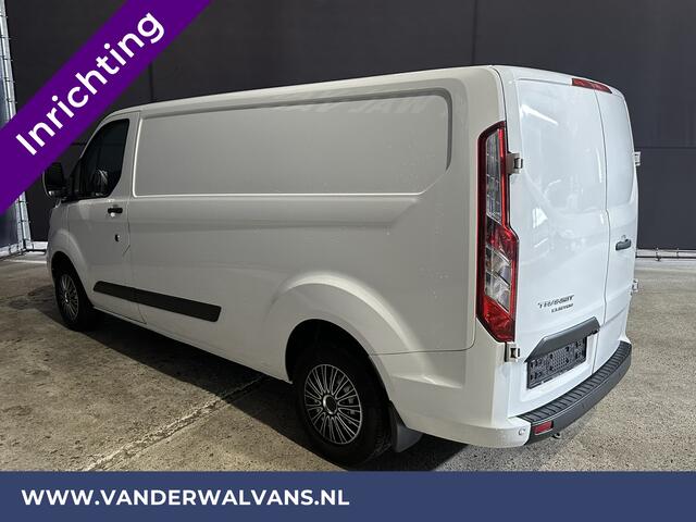 Ford TRANSIT CUSTOM 2.0 TDCI L2H1 Euro6 Airco | Camera | Cruise | Navigatie | Stoelverwarming Inrichting, Parkeersensoren V+A, LED, Bijrijdersbank, Bluetooth-telefonie