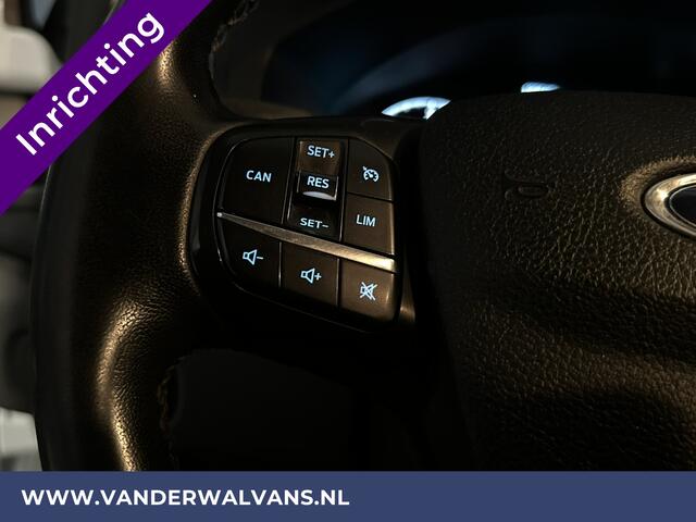 Ford TRANSIT CUSTOM 2.0 TDCI L2H1 Euro6 Airco | Camera | Cruise | Navigatie | Stoelverwarming Inrichting, Parkeersensoren V+A, LED, Bijrijdersbank, Bluetooth-telefonie