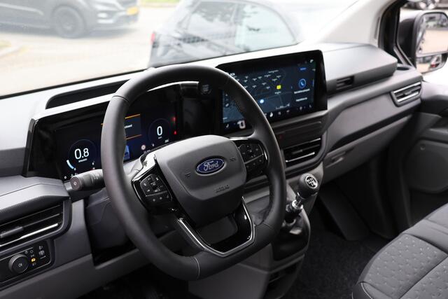 Ford TRANSIT CUSTOM 320 2.0 TDCI 150PK L2H1 DC LIMITED | L+R Schuifdeur | Dubbel Cabine | ACC | Blind Spot | Navigatie | Camera | CarPlay | Lane Assist | Raptor Edition | Trekhaak | 6-Zitter | Verlengde fabrieksgarantie tot 09-2029
