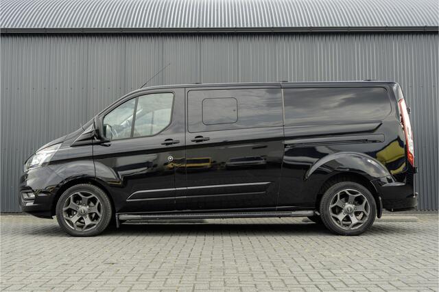 Ford TRANSIT CUSTOM 300 TDCI | 170PK | 5-Zits | CarPlay | DC | Navi | Camera | Zijschuifdeur R + L | LED | Cruise | Airco | PDC | Euro 6