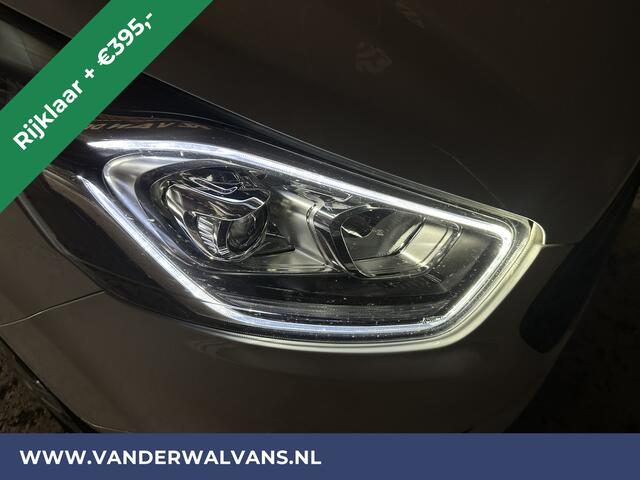 Ford TRANSIT CUSTOM 2.0 TDCI 130pk L2H1 *Rijklaar Direct Rijden* Euro6 Airco | Camera | LED | Cruisecontrol | Stoelverwarming Verwarmde voorruit, Parkeersensoren, Bijrijdersbank, 2800kg trekvermogen