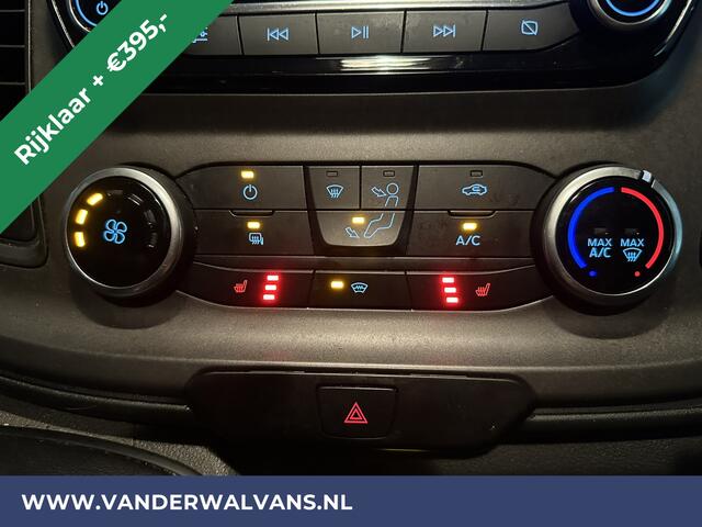 Ford TRANSIT CUSTOM 2.0 TDCI 130pk L2H1 *Rijklaar Direct Rijden* Euro6 Airco | Camera | LED | Cruisecontrol | Stoelverwarming Verwarmde voorruit, Parkeersensoren, Bijrijdersbank, 2800kg trekvermogen