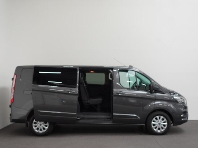 Ford TRANSIT CUSTOM 300 2.0 TDCI L2H1 Limited Dubbele Cabine Automaat Navigatie Airco 2 Schuifdeuren Trekhaak PDC Carplay DAB
