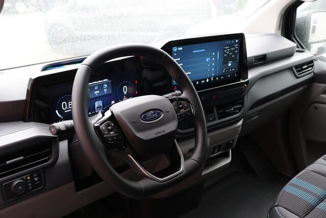 Ford TRANSIT CUSTOM 300 2.0 TDCI L2H1 Sport 170 PK DC | L+R Schuifdeur | Dubbel Cabine | ACC | Blind Spot | Navigatie | Camera | CarPlay | Lane Assist | | Raptor Edition | Trekhaak | 6-Zitter | MODELJAAR 2025 | Verlengde fabrieksgarantie tot 12-2029 | Dubbel Cabine