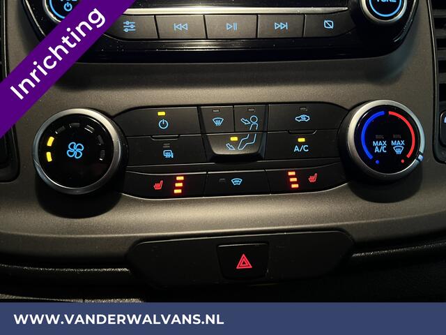 Ford TRANSIT CUSTOM 2.0 TDCI L2H1 Inrichting Euro6 Airco | Navigatie | Camera | LED | Cruisecontrol | Apple Carplay Parkeersensoren, Verwarmde voorruit, Stoelverwarming, Bijrijdersbank, 2800kg trekvermogen