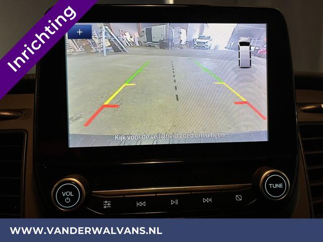 Ford TRANSIT CUSTOM 2.0 TDCI L2H1 Inrichting Euro6 Airco | Navigatie | Camera | LED | Cruisecontrol Parkeersensoren, Verwarmde voorruit, Stoelverwarming, Bijrijdersbank, 2800kg trekvermogen