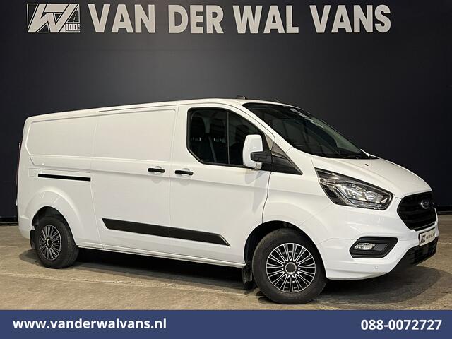 Ford TRANSIT CUSTOM 2.0 TDCI 131pk L2H1 Euro6 Airco | 2800kg Trekhaak | Apple Carplay | LED | Cruisecontrol Android Auto, Verwarmde voorruit, Stoelverwarming, Parkeersensoren, Bijrijdersbank
