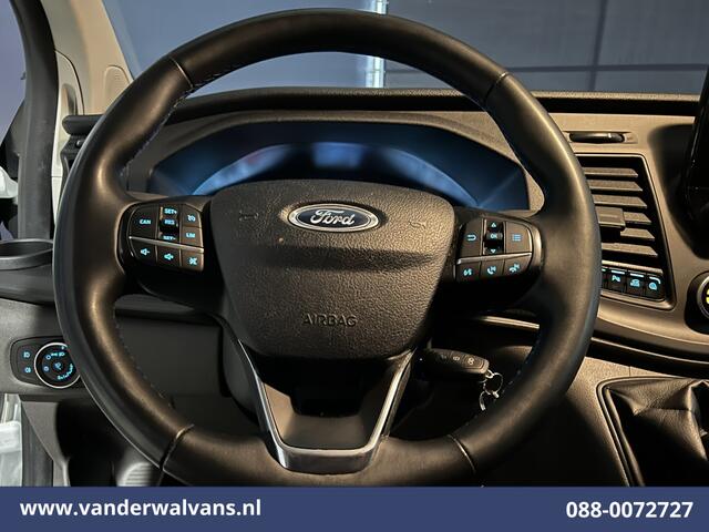 Ford TRANSIT CUSTOM 2.0 TDCI 131pk L2H1 Euro6 Airco | Apple Carplay | Android Auto | LED | Cruisecontrol Verwarmde voorruit, Stoelverwarming, Parkeersensoren Bijrijdersbank, 2800kg trekvermogen