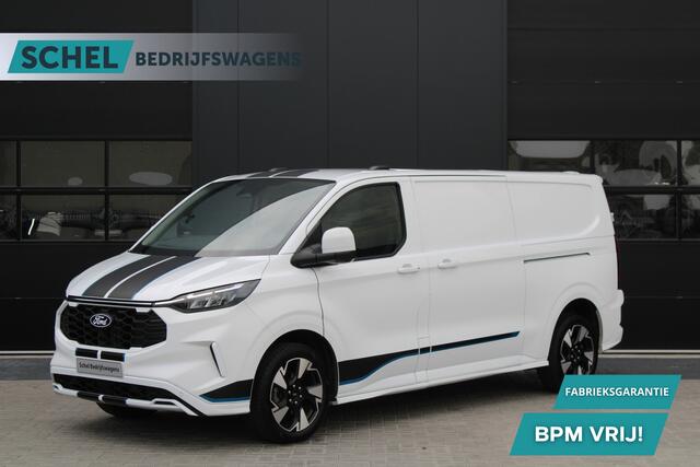 Ford TRANSIT CUSTOM 300 2.0 TDCI L2H1 Sport 170pk - 2x Schuifdeur - Trekhaak - ACC - 19'' LM Velgen - 70L Tank - Navi - Camera - Stoel & Stuurverwarming - Blind Spot - Rijklaar
