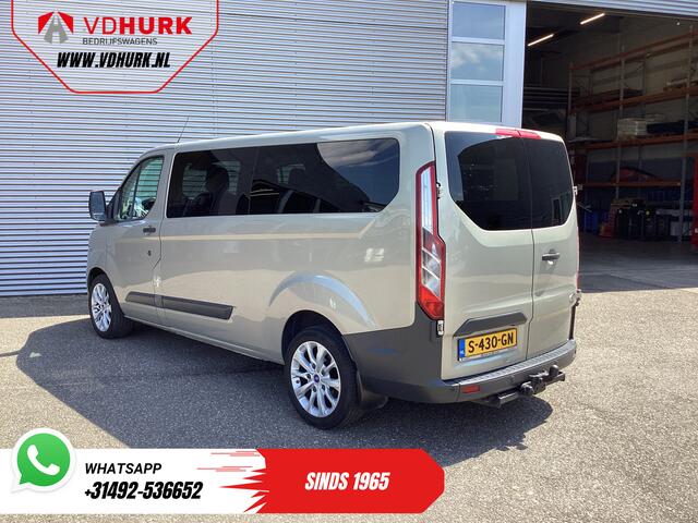 Ford TRANSIT CUSTOM Tourneo 2.0 TDCI 130 pk L2 EXPORT ONLY EUR6 9 Pers/ 9P/ Airco/ Cruise/ PDC/ LMV/ Trekhaak