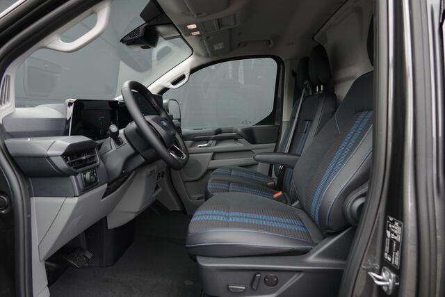Ford TRANSIT CUSTOM L2H1 2.5 PHEV 233Pk | Sport | Plug In Hybrid | B&O Sound | 360° Camera | 2xschuifdeur | Trekhaak | 19'' Magnetic Grey