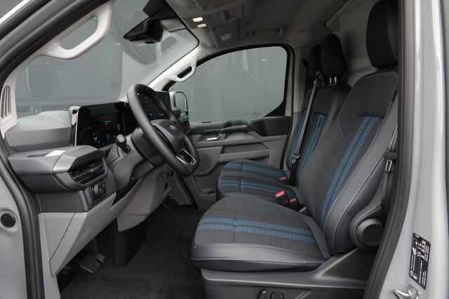 Ford TRANSIT CUSTOM L2H1 2.5 PHEV 233Pk | Sport | Plug In Hybrid | B&O Sound | 360° Camera | 2xschuifdeur | Trekhaak | 19'' Grey Matter
