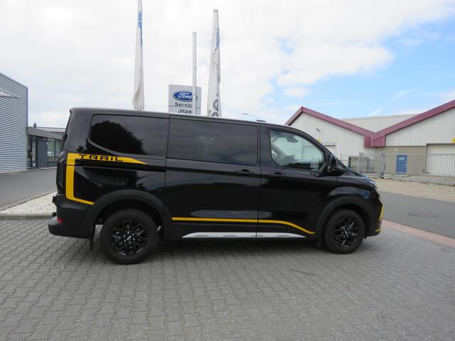 Ford TRANSIT CUSTOM 320 2.0 TDCI L1H1 Trail DUBBELE CAB,BPM VRIJ,NAVI,ADAPTIVE CRUISE,2500 KG TREKHAAK, LEER,CAMERA V&A,WINTERPACK.