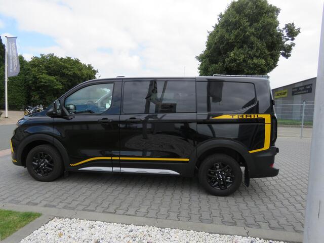 Ford TRANSIT CUSTOM 320 2.0 TDCI L1H1 Trail DUBBELE CAB,BPM VRIJ,NAVI,ADAPTIVE CRUISE,2500 KG TREKHAAK, LEER,CAMERA V&A,WINTERPACK.