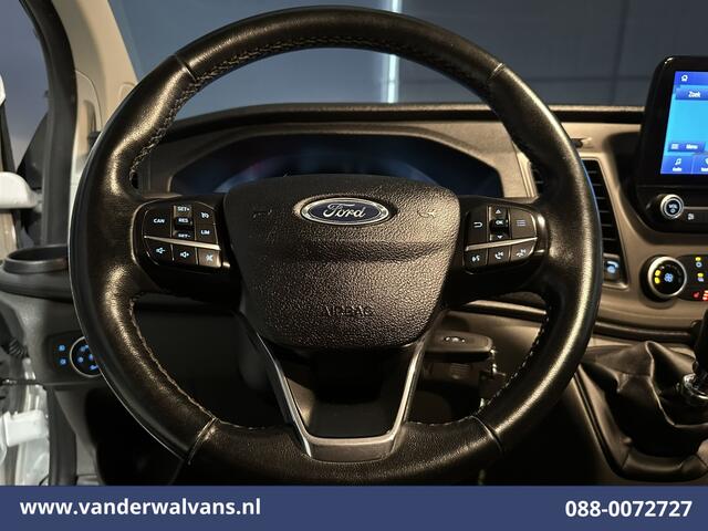 Ford TRANSIT CUSTOM 2.0 TDCI L2H1 Euro6 Airco | Camera | Navigatie | LED | Cruisecontrol | Android Auto Stoelverwarming, Verwarmde voorruit, Parkeersensoren, Bijrijdersbank