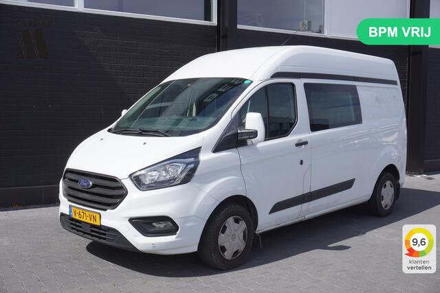 Ford TRANSIT CUSTOM 2.0 TDCI L2H2 Dubbel Cabine EURO 6 - Airco - Cruise - PDC - ¤ 14.900,- Excl.