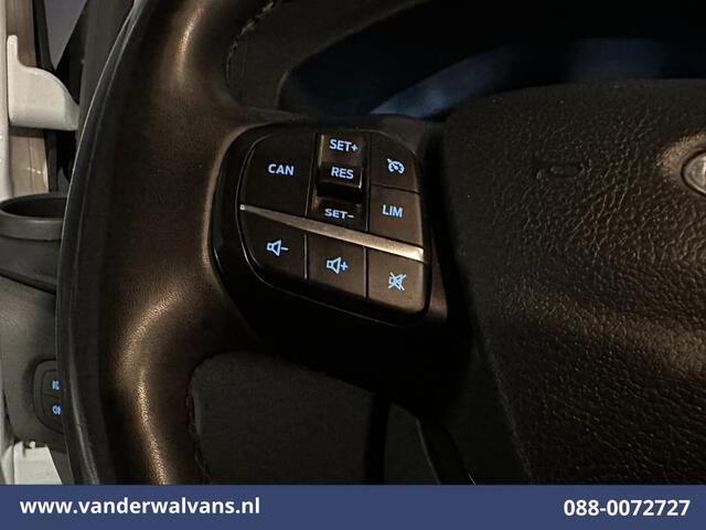 Ford TRANSIT CUSTOM 2.0 TDCI 131pk L2H1 Euro6 Airco | Apple Carplay | LED | Cruisecontrol | Stoelverwarming Verwarmde voorruit, Parkeersensoren, Bijrijdersbank, 2800kg trekvermogen