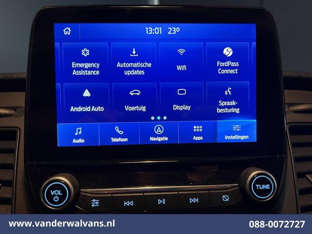 Ford TRANSIT CUSTOM 2.0 TDCI L2H1 Euro6 Airco | Camera | Navigatie | LED | Android Auto | Cruisecontrol | Stoelverwarming 2800kg trekvermogen, Verwarmde voorruit, Parkeersensoren, Bijrijdersbank